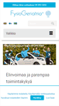 Mobile Screenshot of fysiogeriatria.fi